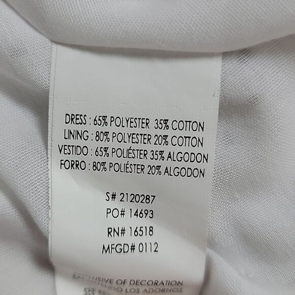 SWEET HEART ROSE WHITE EYELET SLEEVELESS DRESS,  SIZE 3T - NEW! - Picture 8 of 8